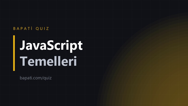JavaScript Temelleri